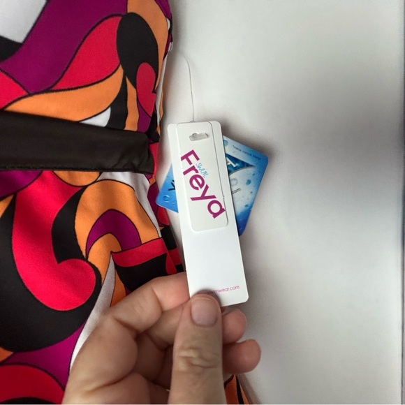 Freya Tropicana Spiral Paisley Swim Tankini Swim Top 32E NWT - Picture 12 of 12